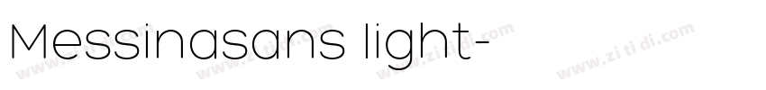 Messinasans light字体转换